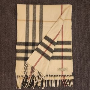 New - Authentic Burberry cashmere scarf